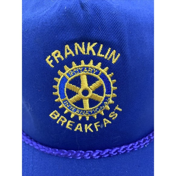 Rotary International Snapback Hat Franklin Breakfast - Picture 2 of 9